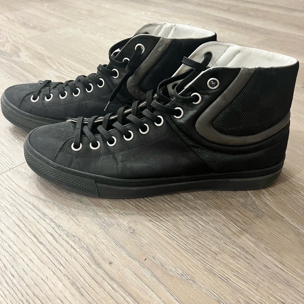 Mens Louis Vuitton High Top Sneakers